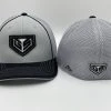 GS Sports HEADWEAR GS Crest 404M Hat - Silver / Black With Black Logo