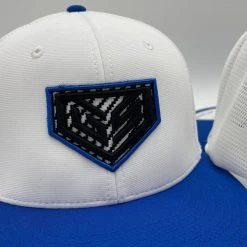 HEADWEAR GS Sports Carbon Crest PTS20M Hat - White/Royal