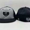 GS Sports Crest PTS20 Hat - Charcoal/Black With Black Logo HEADWEAR