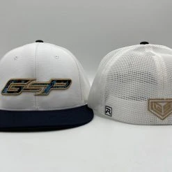 GS Sports GSP Floral PTS20M Hat - White/Navy With Gold And Baby Blue