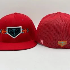 GS Sports HEADWEAR GS Crest Native Design PTS20 Hat - Red