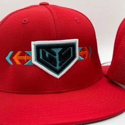 GS Sports HEADWEAR GS Crest Native Design PTS20 Hat - Red