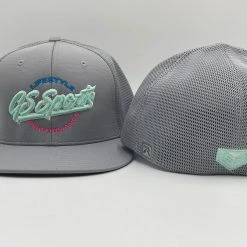 GS Sports Lifestyle PTS20M Hat - Grey With Matte Mint