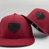 GS Sports Black Crest Leather Patch PTS20M Hat - Maroon