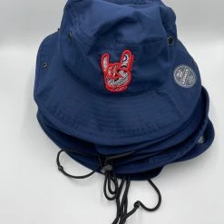 GS Sports HEADWEAR GSP Rock On Bucket Hat - Navy With Red Logo