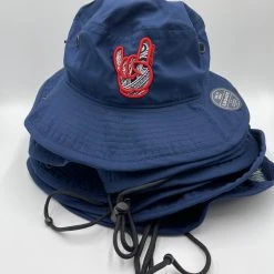 GS Sports HEADWEAR GSP Rock On Bucket Hat - Navy With Red Logo