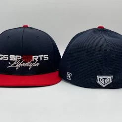 GS Sports Lifestyle Wordmark PTS20 Hat - Navy / Red HEADWEAR