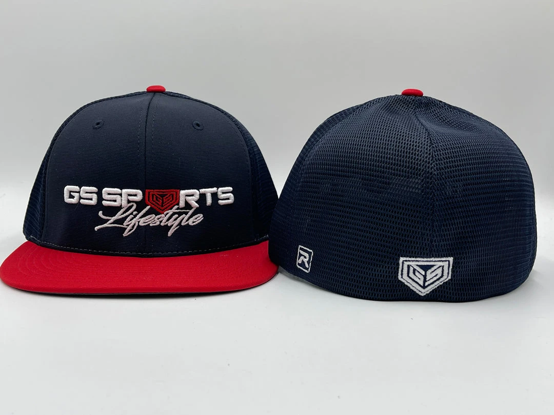 GS Sports Lifestyle Wordmark PTS20 Hat - Navy / Red HEADWEAR 1 GS Sports Lifestyle Wordmark PTS20 Hat - Navy / Red HEADWEAR