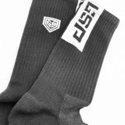 GS Sports Crew Socks - Black GSP APPAREL