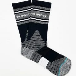 GS Sports Crew Socks - Charcoal Heather APPAREL