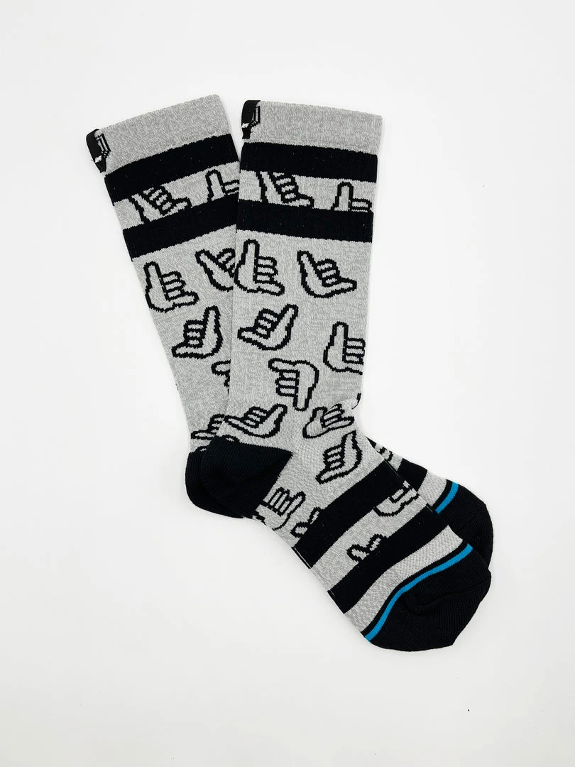 GS Sports Crew Socks - Shaka APPAREL 1 GS Sports Crew Socks - Shaka APPAREL