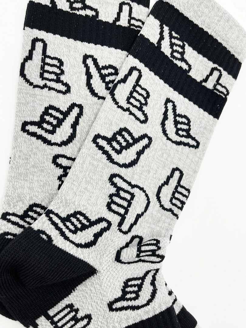 GS Sports Crew Socks - Shaka APPAREL 2 GS Sports Crew Socks - Shaka APPAREL