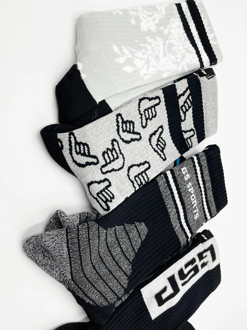 GS Sports Crew Socks - Shaka APPAREL 3 GS Sports Crew Socks - Shaka APPAREL