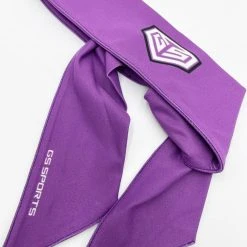 GS Sports Tied Headband - Purple GS Crest