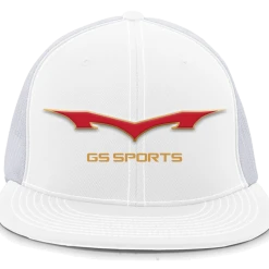 GS Sports Monsta RoTK Flatbill Hat - White 5 GS Sports Monsta RoTK Flatbill Hat - White