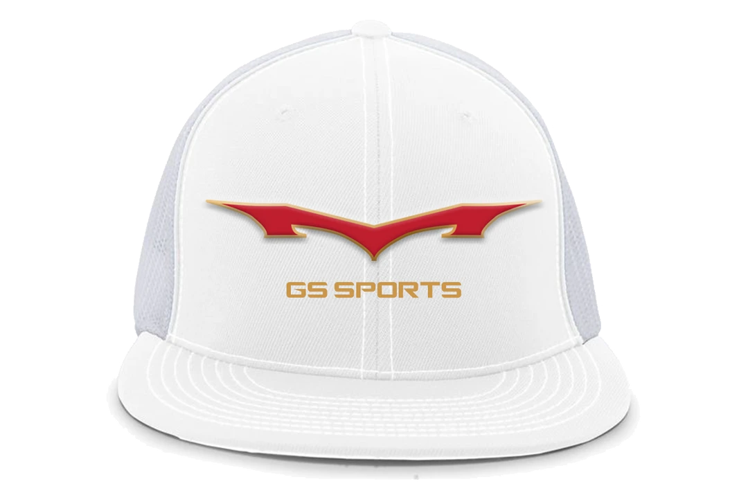 GS Sports Monsta RoTK Flatbill Hat - White 3 GS Sports Monsta RoTK Flatbill Hat - White