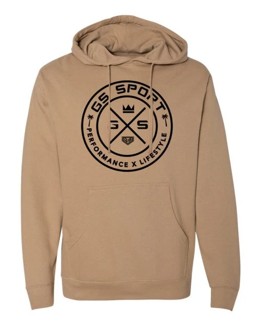GS Sports United Fleece Hoodie - Tan 8 GS Sports United Fleece Hoodie - Tan