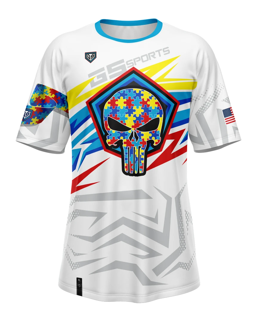 GS Sports 2022 Autism Awareness Punisher Collection BUY-IN (Customizable) 7 GS Sports 2022 Autism Awareness Punisher Collection BUY-IN (Customizable)
