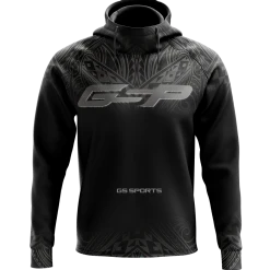 APPAREL GS Sports Fleece Scuba Neck Hoodie - GSP Black Tribal