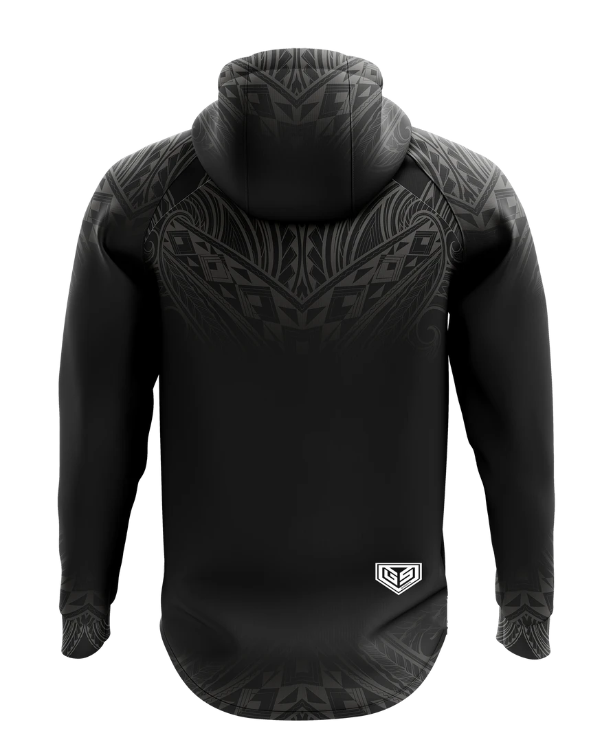 APPAREL GS Sports Fleece Scuba Neck Hoodie - GSP Black Tribal 2 APPAREL GS Sports Fleece Scuba Neck Hoodie - GSP Black Tribal
