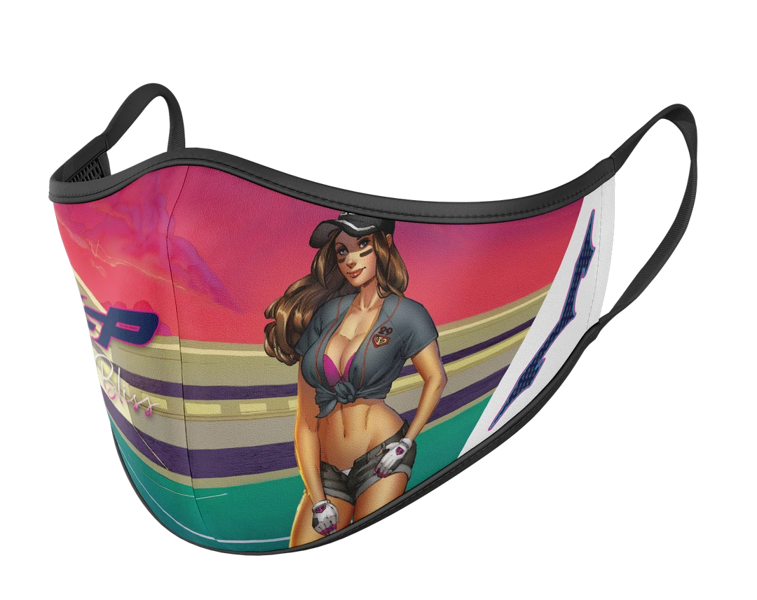 GS Sports MASKS GSP Dual Layer Mask With Filter Pocket - Monsta GS Bliss 1 GS Sports MASKS GSP Dual Layer Mask With Filter Pocket - Monsta GS Bliss