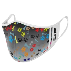 GS Sports GSP Dual Layer Mask With Filter Pocket - Doggy Paw V2