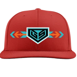 GS Sports HEADWEAR GS Crest Native Design PTS20 Hat - Red