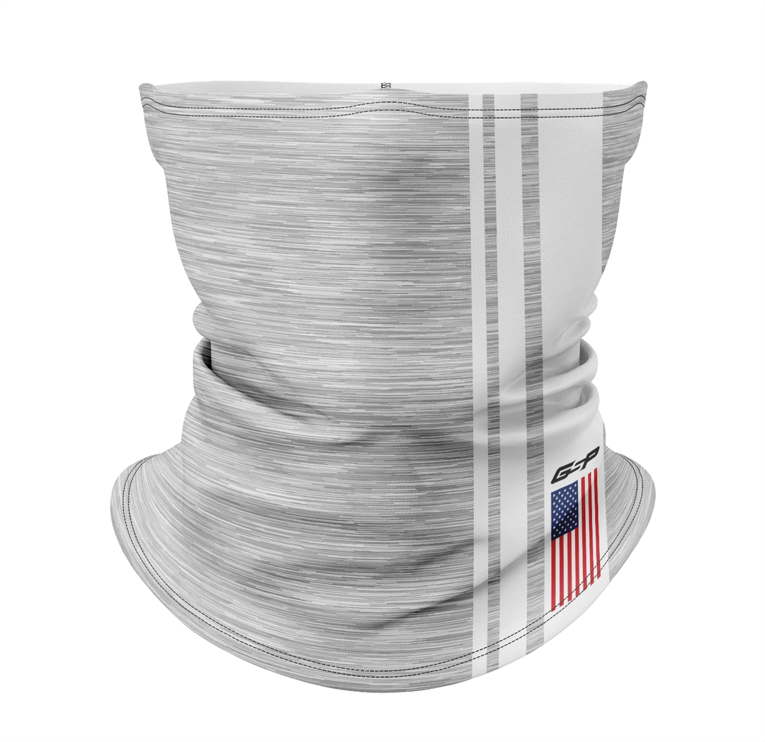 GS Sports Pro Series Neck Gaiter Masks - Heather USA 1 GS Sports Pro Series Neck Gaiter Masks - Heather USA