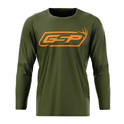 GSP Outdoors Hunting & Fishing Wordmark Long Sleeve Tee Outdoor Lifestyle