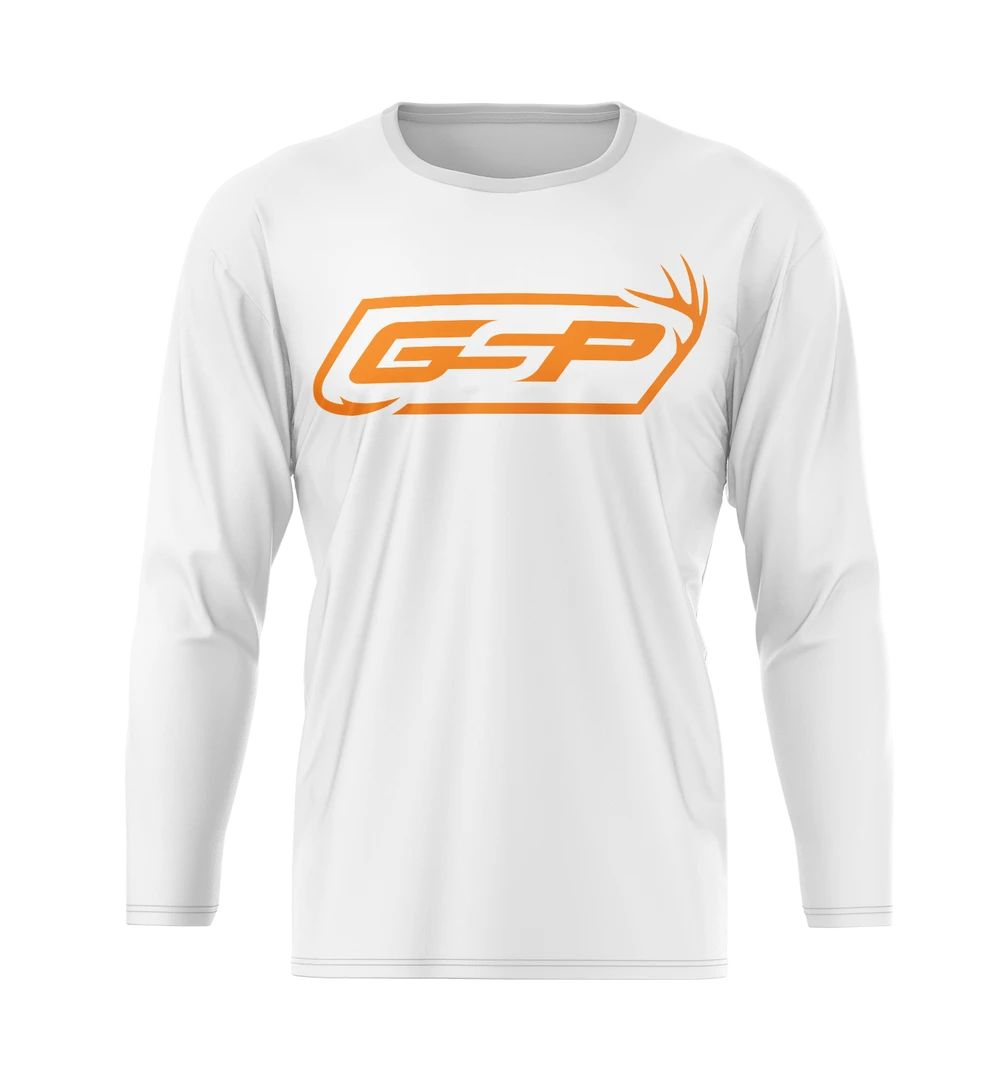 GSP Outdoors Hunting & Fishing Wordmark Long Sleeve Tee Outdoor Lifestyle 1 GSP Outdoors Hunting & Fishing Wordmark Long Sleeve Tee Outdoor Lifestyle