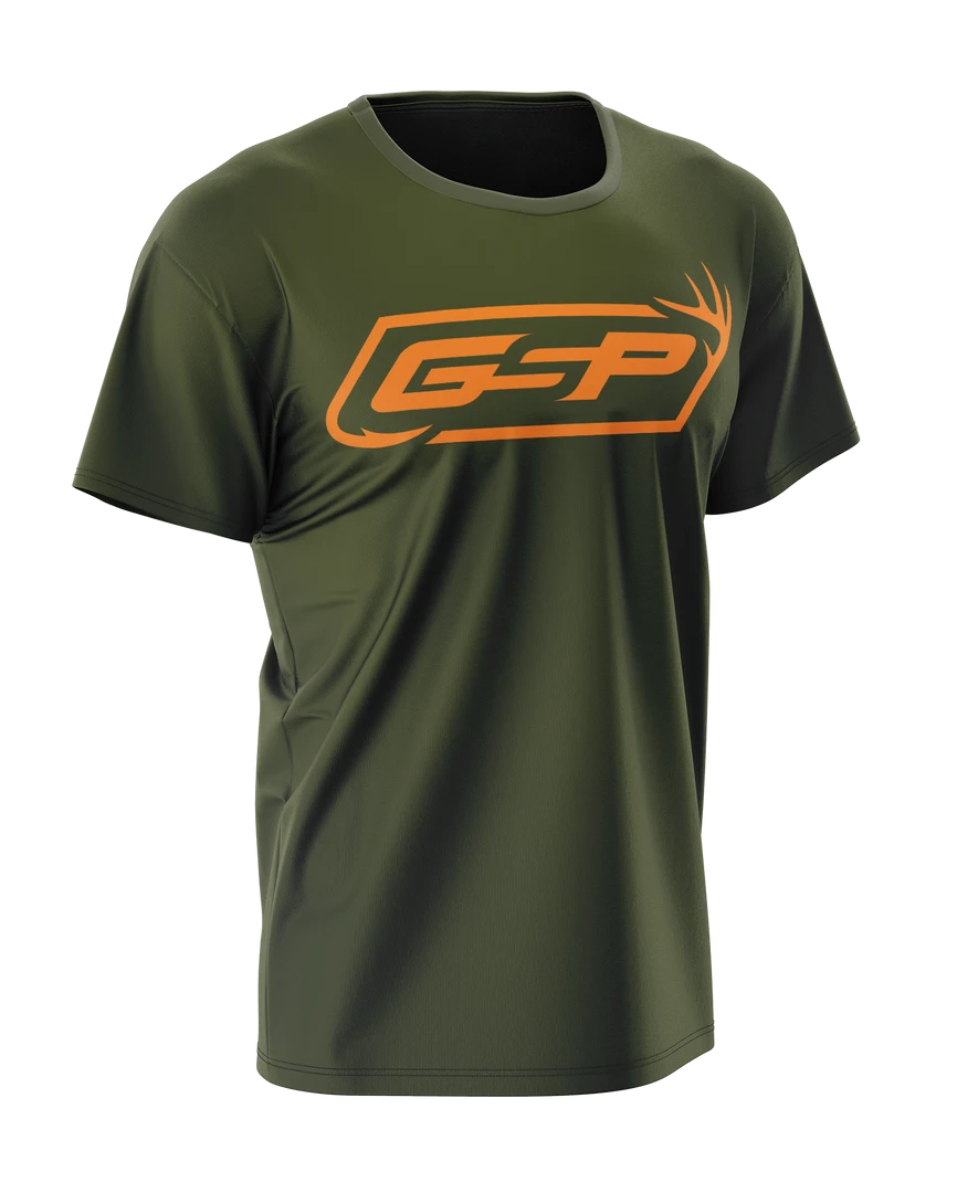 GSP Outdoors Hunting & Fishing Wordmark Tee Outdoor Lifestyle 1 GSP Outdoors Hunting & Fishing Wordmark Tee Outdoor Lifestyle