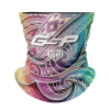 GS Sports Pro Series Neck Gaiter Masks - Polynesian Tribal Rainbow