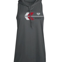 GS Sports Women's Racerback Sleeveless Hoodie - Trax
