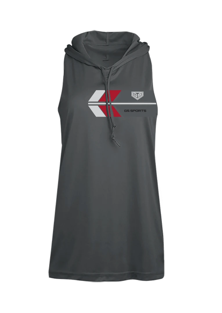 GS Sports Women's Racerback Sleeveless Hoodie - Trax 1 GS Sports Women's Racerback Sleeveless Hoodie - Trax
