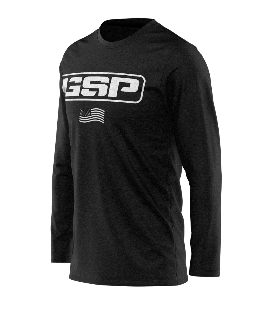 GS Sports GSP Wordmark Long Sleeve Tee 2 GS Sports GSP Wordmark Long Sleeve Tee