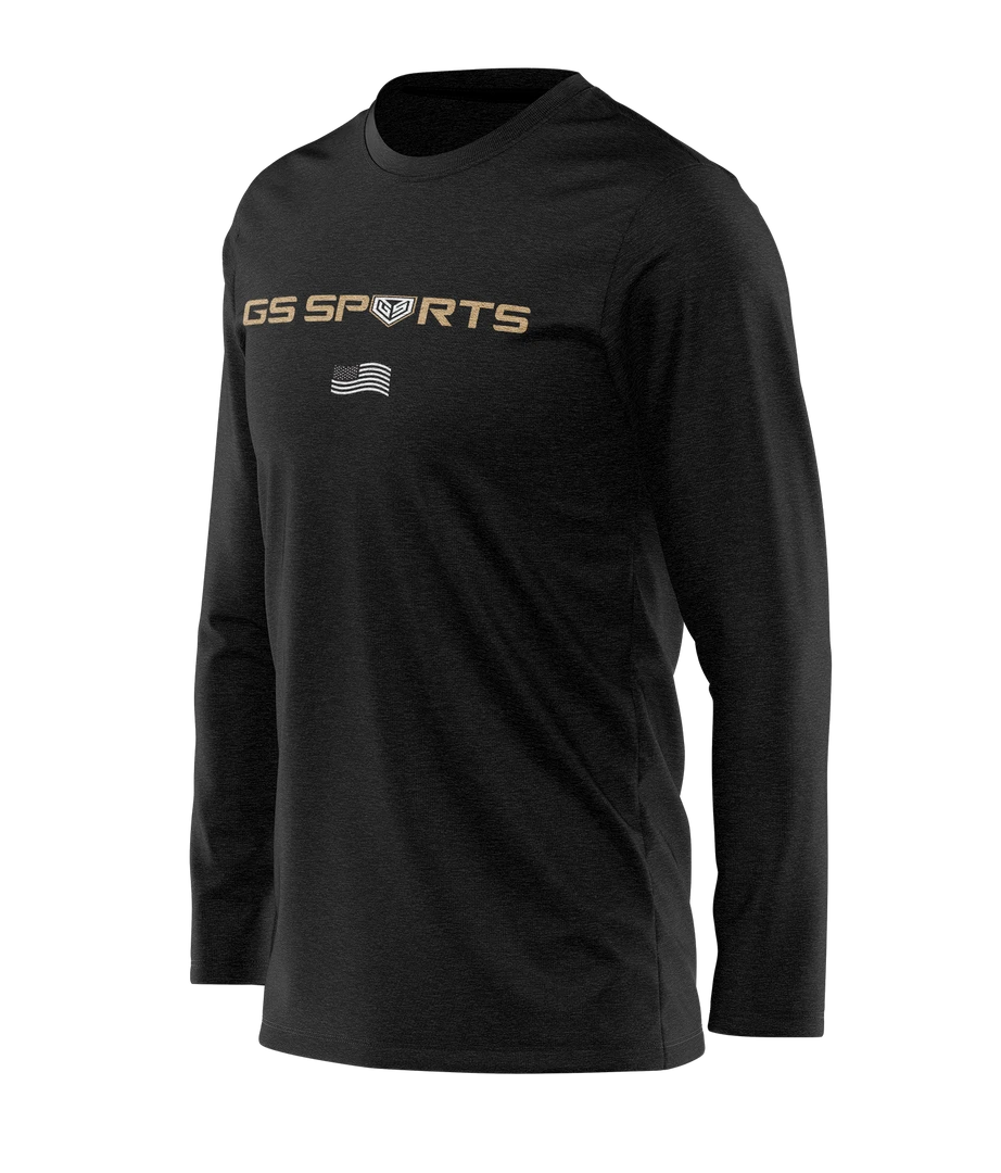 APPAREL GS Sports Crest Wordmark Long Sleeve Tee 2 APPAREL GS Sports Crest Wordmark Long Sleeve Tee
