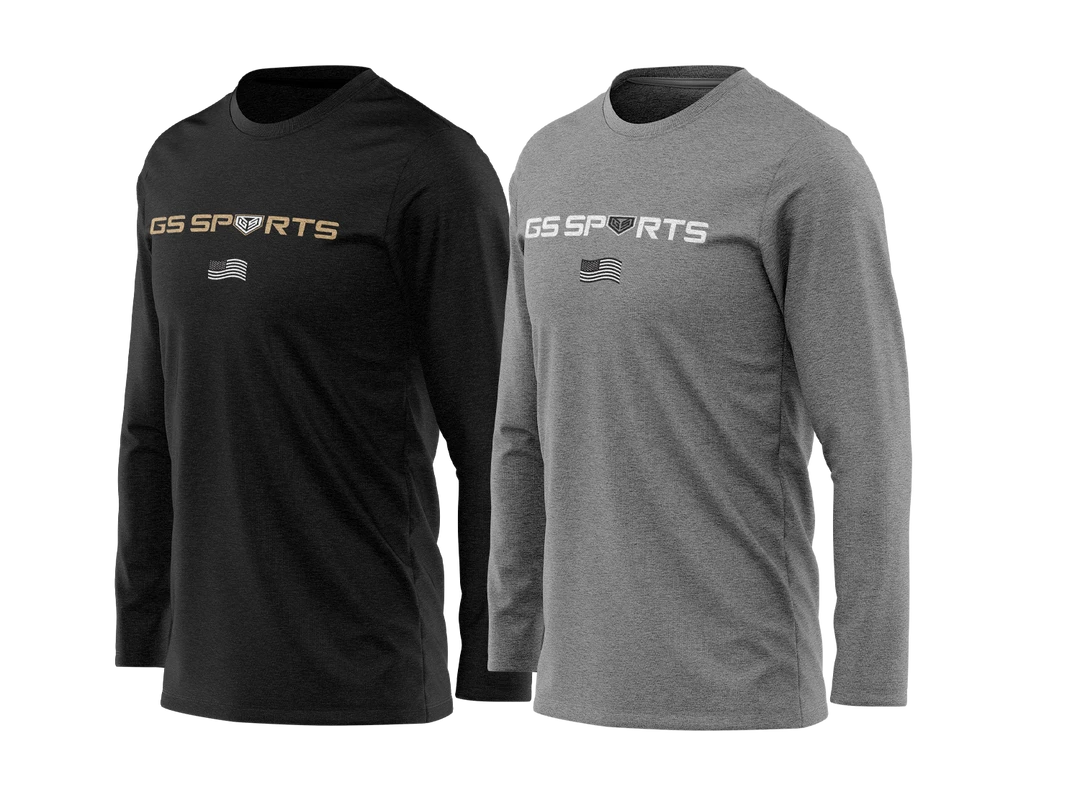 APPAREL GS Sports Crest Wordmark Long Sleeve Tee 1 APPAREL GS Sports Crest Wordmark Long Sleeve Tee