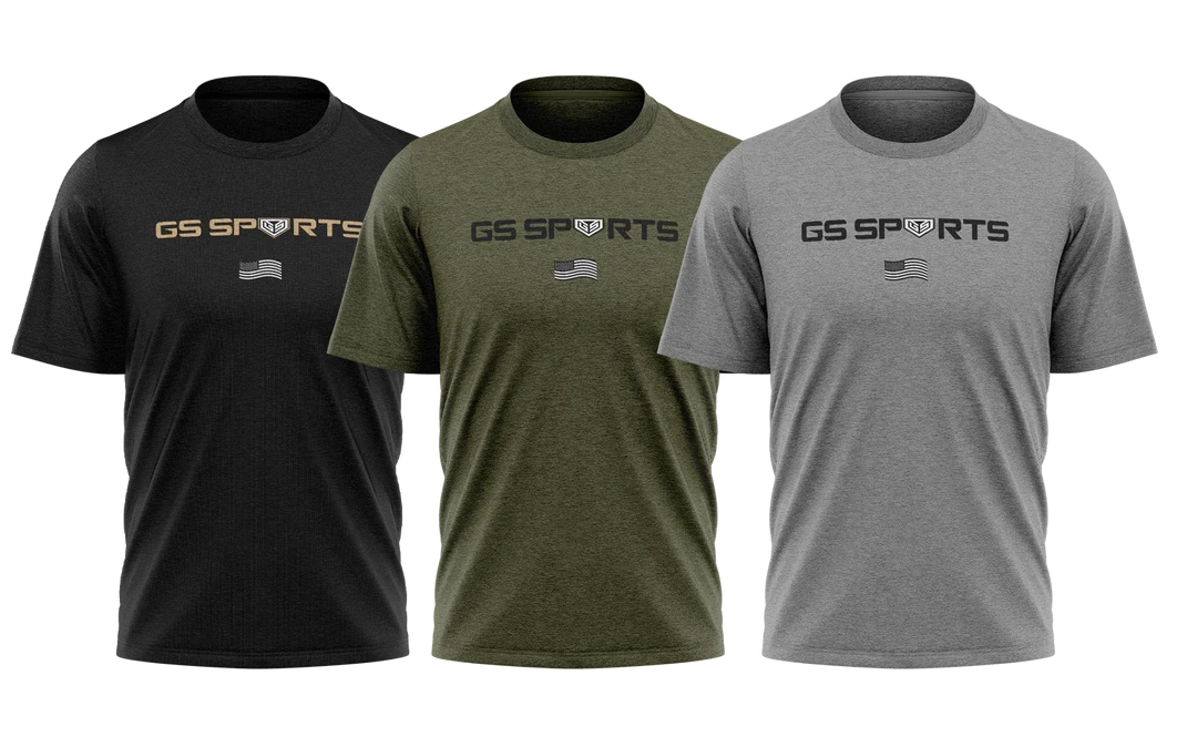GS Sports Crest Wordmark Tee 1 GS Sports Crest Wordmark Tee
