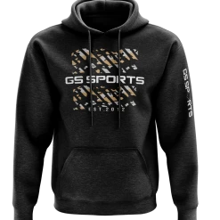APPAREL GS Sports Striped Camo Hoodie