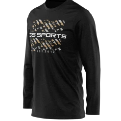 GS Sports Striped Camo Long Sleeve Tee APPAREL