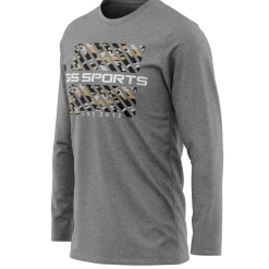 GS Sports Striped Camo Long Sleeve Tee APPAREL