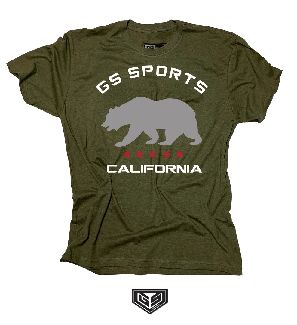 GS Sports California Bear Tee (3D Print Collection) 4 GS Sports California Bear Tee (3D Print Collection)