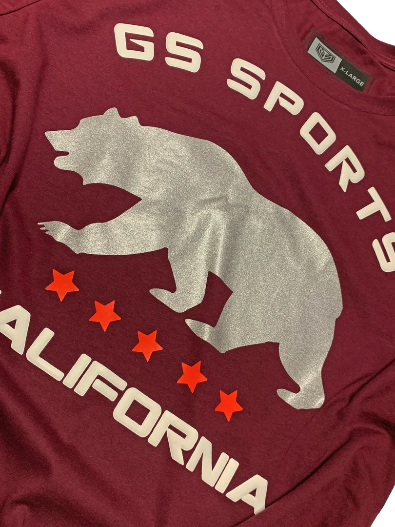 GS Sports California Bear Tee (3D Print Collection) 2 GS Sports California Bear Tee (3D Print Collection)