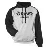 GS Sports GSP The Grind Fleece Hoodie - Grey On Black CLEARANCE