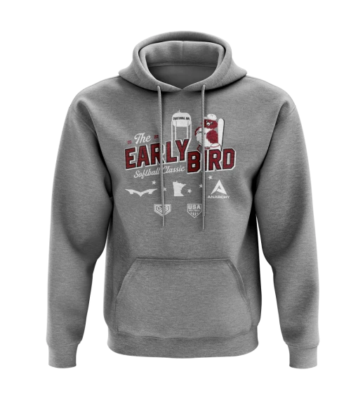 GS Sports Corky's Early Bird Official Fan Gear - Fleece Hoodie Corky's Early Bird Official Gear 5 GS Sports Corky's Early Bird Official Fan Gear - Fleece Hoodie Corky's Early Bird Official Gear