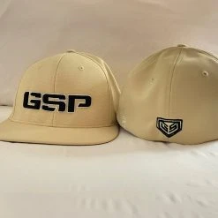 GS Sports GSP PTS20 Flexfit Hat - Vegas Gold With Black Logo