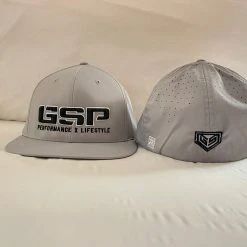 GS Sports HEADWEAR GSP PxL PTS30 Flexfit Hat - Grey With Black Logo
