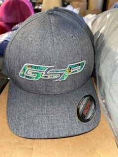 GS Sports HEADWEAR GSP Floral Flexfit Hat - Light Heather 2 GS Sports HEADWEAR GSP Floral Flexfit Hat - Light Heather