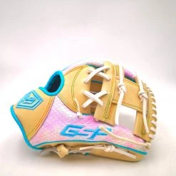 GS Sports Pro Series 11.25" I-Web Baseball Ball Glove - Pastel Tie Dye Snakeskin / Blonde Ball Gloves