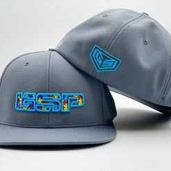 GS Sports GSP Autism PTS20 Hat - Charcoal With Sky Blue